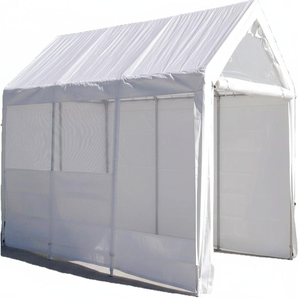Canopy 11'X20' Portable Garage Fully Enclosed All Season Carport Canopy